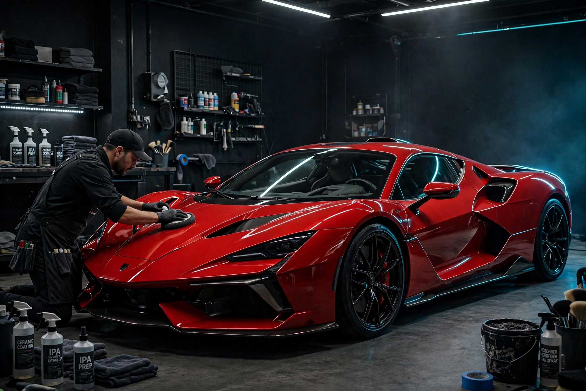 Ferrari ceramic coating guide — Manchester specialist